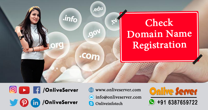 to check domain availability