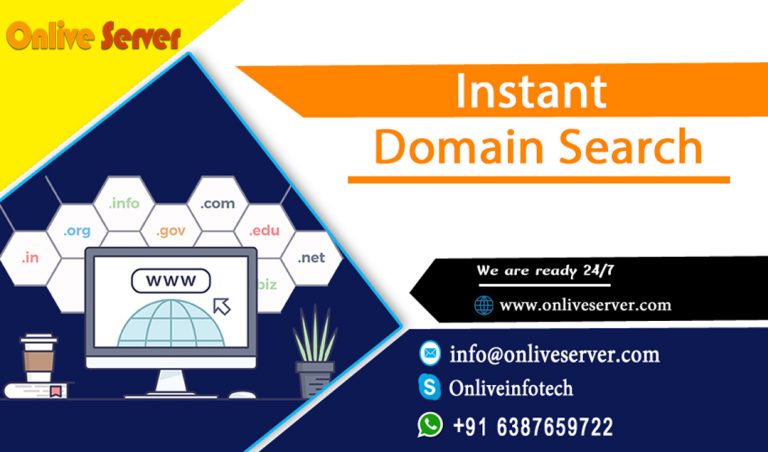 Select Best Instant Domain Search by Onlive Server